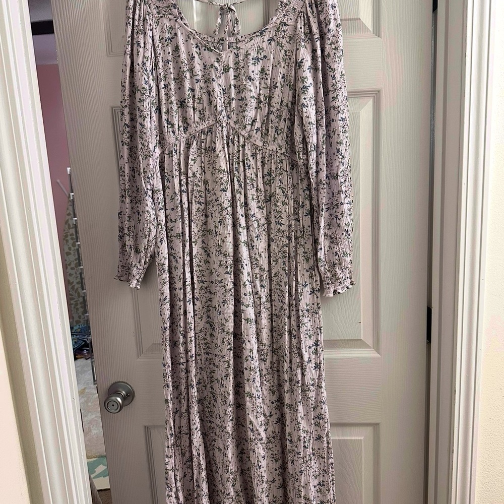 Maternity Floral Maxi Dreas